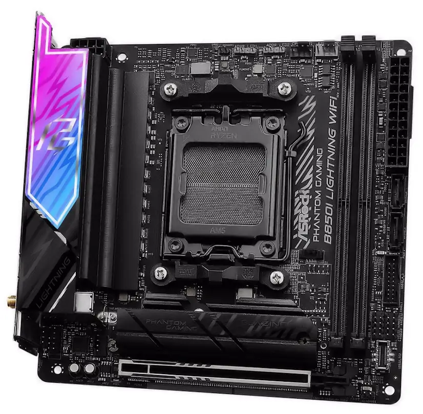 Montaje Placa Base ASRock B850I Lightning WiFi Gaming PC Alcobendas Informático Alcobendas - Montaje Placa Base ASRock B850I Lightning WiFi Gaming PC Alcobendas